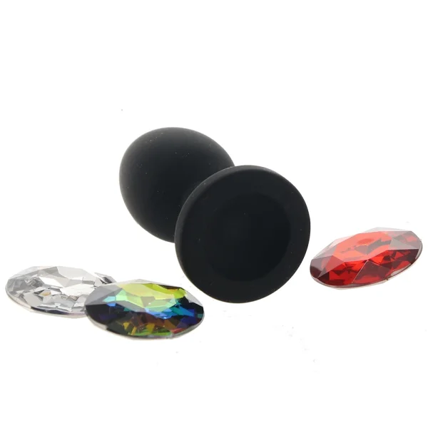 Glams Xchange Round Gem Butt Plug