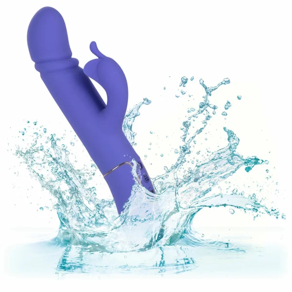 Shameless Seducer Powerful Silicone Rabbit Style Thrusting G-Spot Vibrator By CalExotics — image 7 of 13
