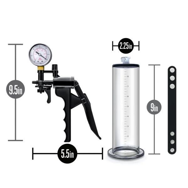 Performance - Vx8 Premium Penis Pump System With Silicone Cock Strap -  Clear — image 10 of 18