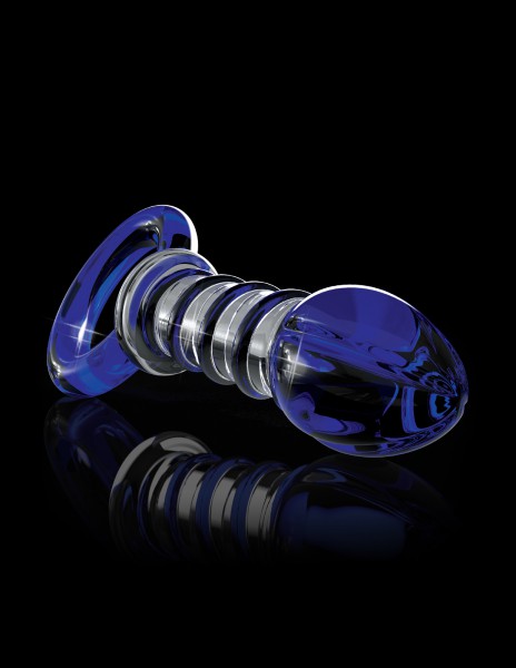 3.9'' Twisted Glass Butt Plug