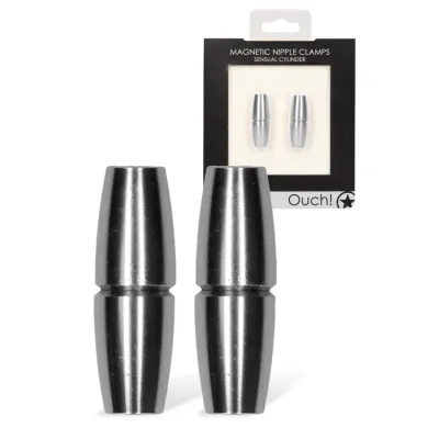 Shots Toys Magnetic Sensual Cylinder Nipple Clamps
