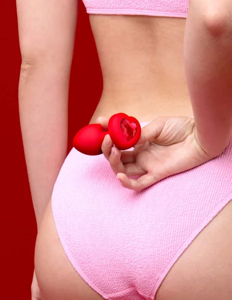 B-Vibe Vibrating Heart Plug M/L — image 8 of 13
