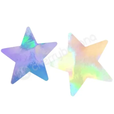 Cherry Banana Intergalactic Laser Shift Star Shaped Nipple Pasties 2 Pack