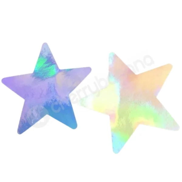 Cherry Banana Intergalactic Laser Shift Star-Shaped Nipple Pasties 2 Pack