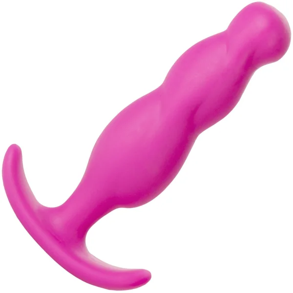 Mood Naughty 3 Medium Silicone Butt Plug by Doc Johnson - Pink