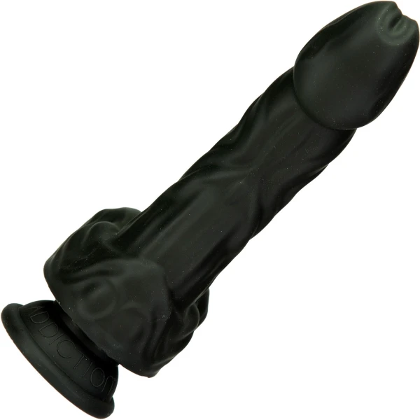 Naked Addiction Rotating, Thrusting, Vibrating 8.6" Silicone Suction Cup Dildo With Balls & Remote — image 4 of 11