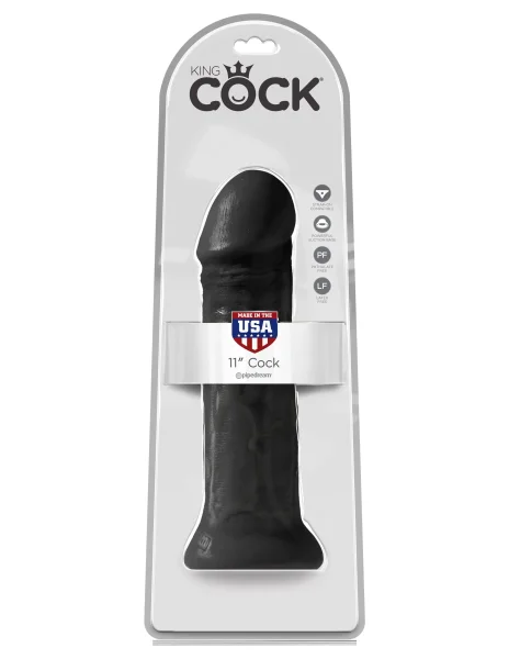 King Cock 11" Cock - Black