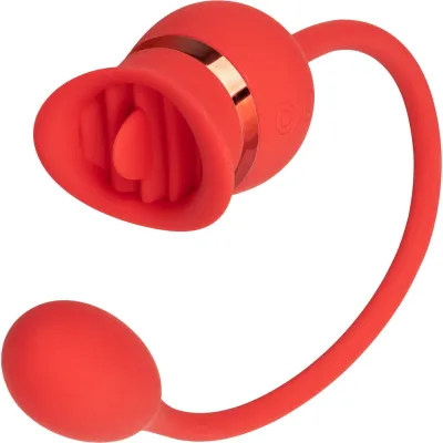 French Kiss Casanova Vibrating Silicone Clitoral Stimulator Vibrating Bullet by CalExotics
