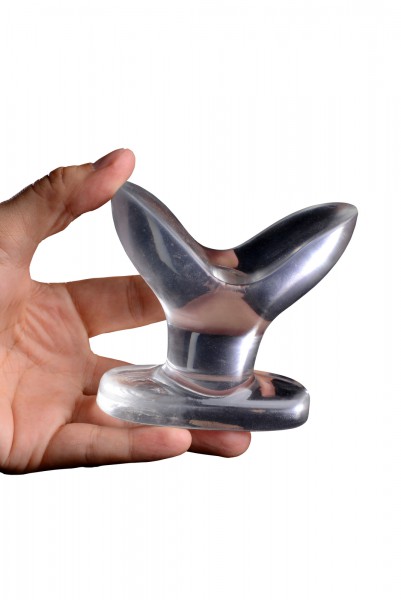 Anchored Clear Butt Plug