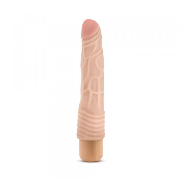 Dr Skin Cock Vibe #2 Beige Realistic Vibrating Dildo