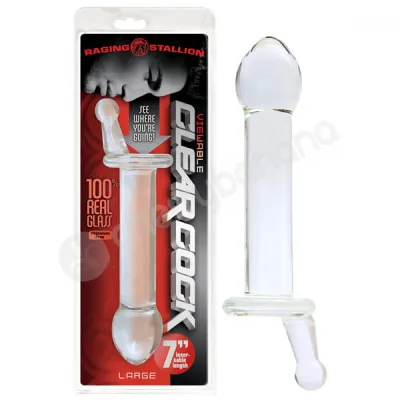 Raging Stallion Viewable Clearcock Large Butt Plug