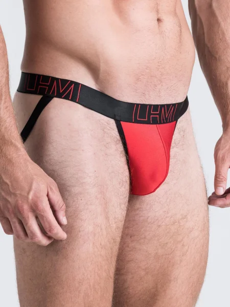 LHM Red Shiny Microfibre Jockstrap