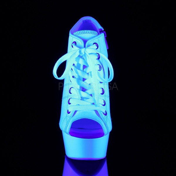 6 inches Heel,1 3/4 inches PF Open Toe Sneaker, Side Zip — image 18 of 20