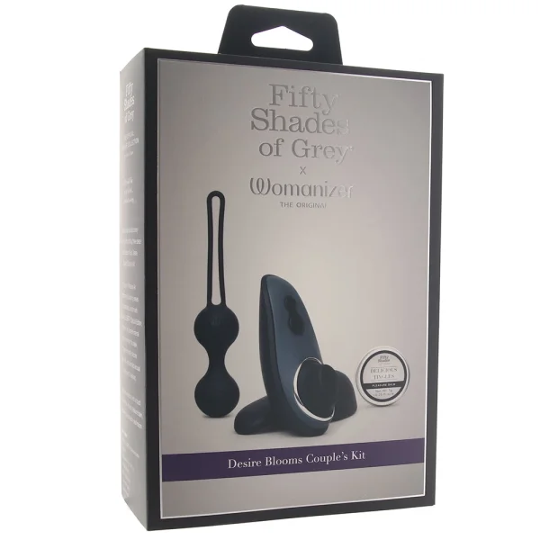 Fifty Shades X Womanizer Desire Blooms 3pc Gift Set