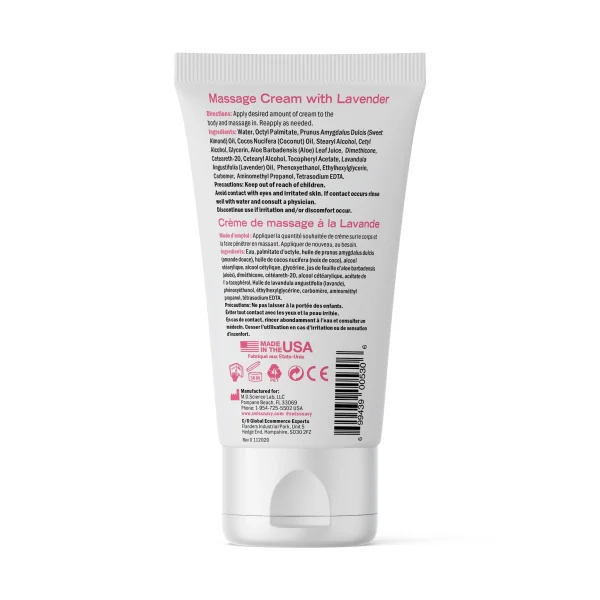 Desire - Massage Cream With Lavender - 5 Fl. Oz.