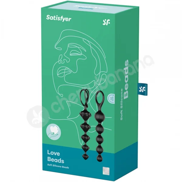 Satisfyer Black Love Beads 2 Pack