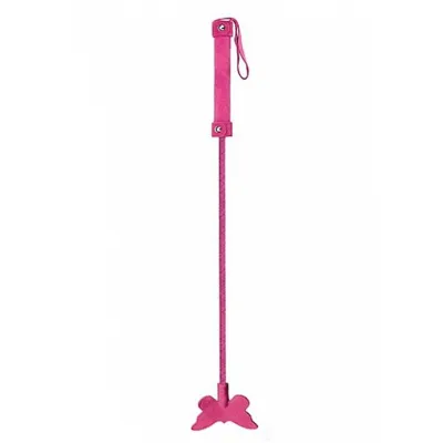 Butterfly Crop Suede Pink