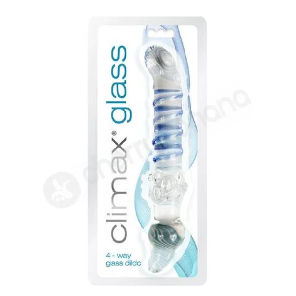 Climax Glass 4-way Glass Dildo