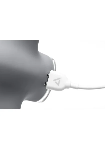 MIMIC + Plus Waterproof Rechargeable Silicone Vibrator By Clandestine Devices - Stealth Grey
