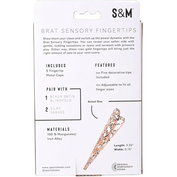 Sportsheets Brat Sensory Fingertips