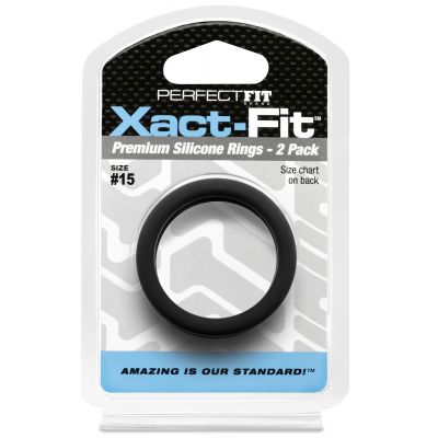 Xact Fit 1 5 Cock Rings x2