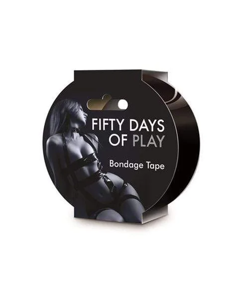 Fifty Days Of Play Bondage Tape Black