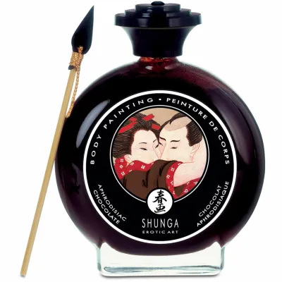 Shunga Edible Body Paint Aphrodisiac Chocolate 3 5 fl oz