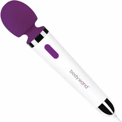 Multi Function Plug In Silicone Massager By Bodywand Purple