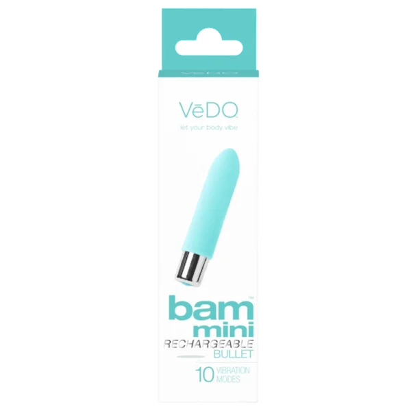 VeDO Bam 10-Mode Rechargeable Silicone Bullet Vibrator