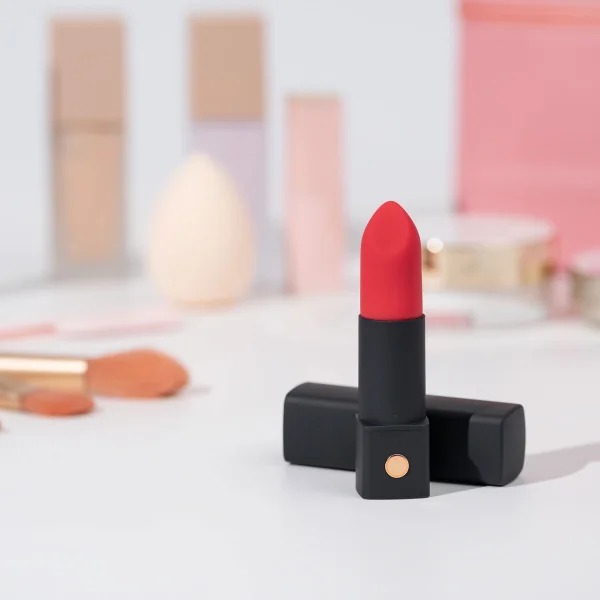 Lovense Exomoon Bluetooth App Compatible Rechargeable Silicone Lipstick Vibrator