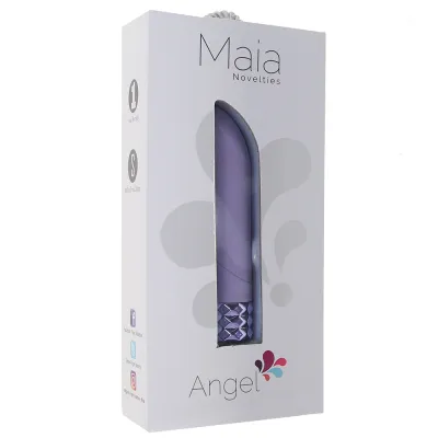 Maia Angel Crystal Gems Rechargeable 25 Speed Bullet Vibrator