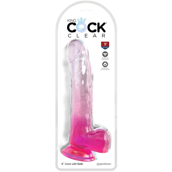King Cock 9 Inch Ballsy Dildo
