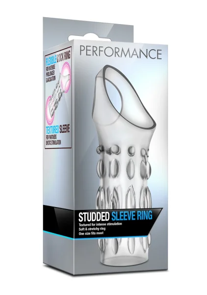 Performance Studded Sleeve Ring Clear