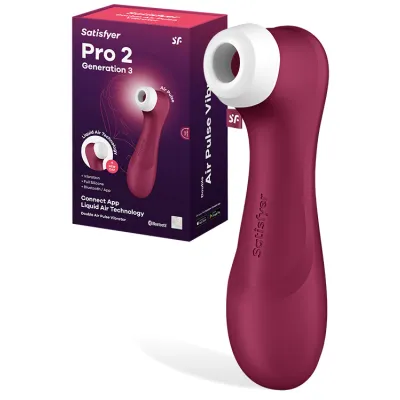 Satisfyer Pro 2 Gen 3 with App 6 25 Clitoral Stimulator with Liquid Air Tech Vibration