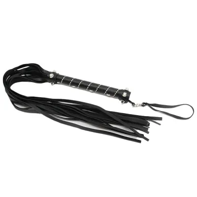 Love In Leather Chain Wrap Handle Flogger