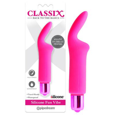 Silicone Fun Vibe Clit Stimulator Pink