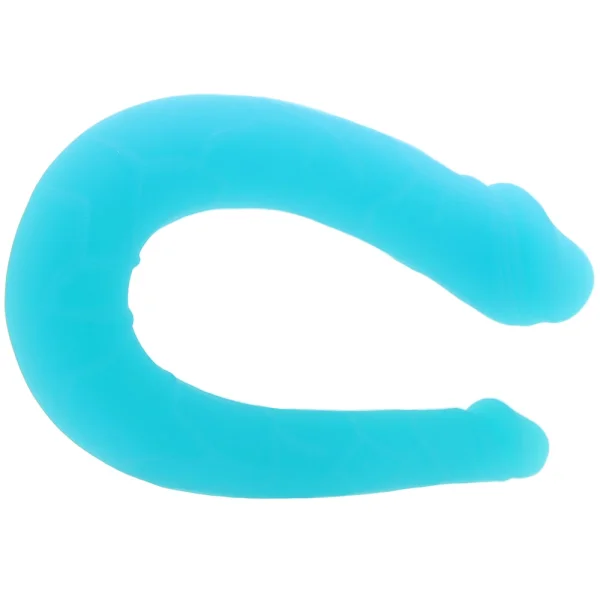 Silicone Double Dong Ac-dc Dong - Teal