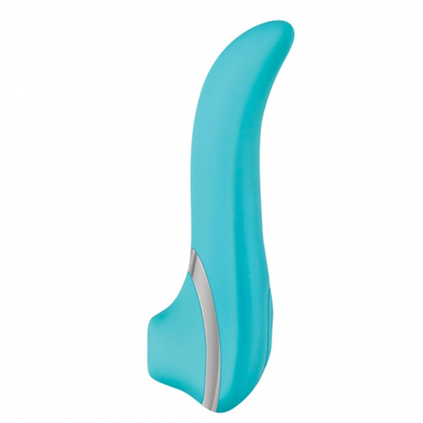 Adam & Eve French Kiss Her Clit Stimulator - Teal — image 6 of 13