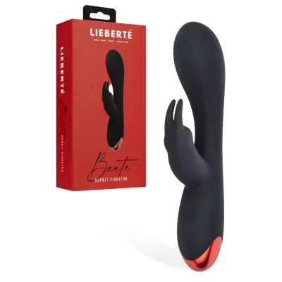 Lieberte Beate 7 2 Rabbit Vibrator with Clitoral Teaser