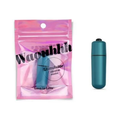 Bullets Discreet Love To Love Waouhhh 7 Mode Bullet Vibrator Teal Me