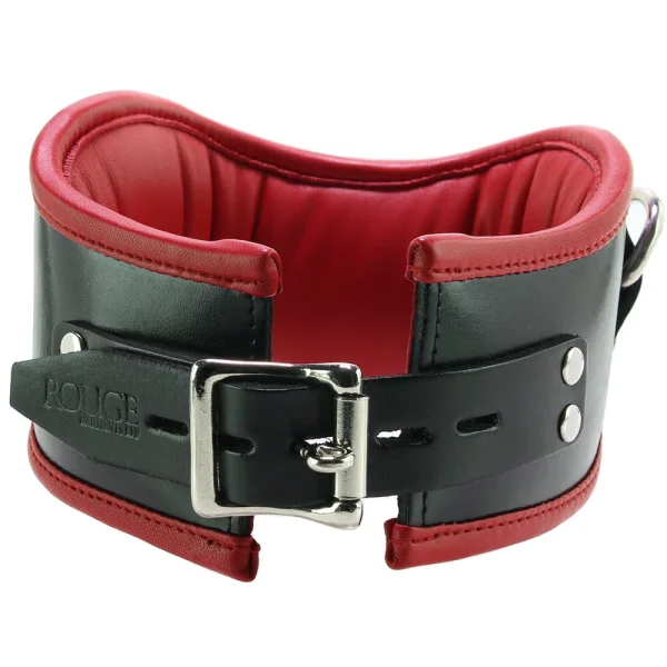 Leather Posture Collar with 3 D-Rings