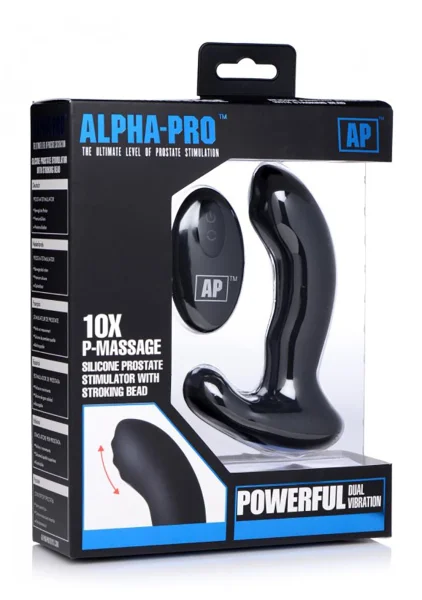 Alpha-Pro 10X Stroking Prostate Massager
