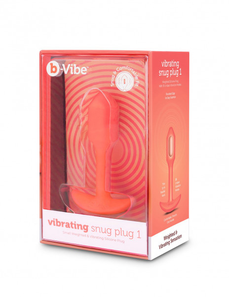 B-Vibe Vibrating Snug Plug 1 Small