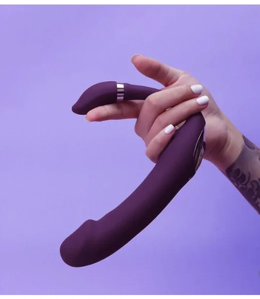 Double-Ended Dildo Vibrator C Shape Dildo — image 7 of 16