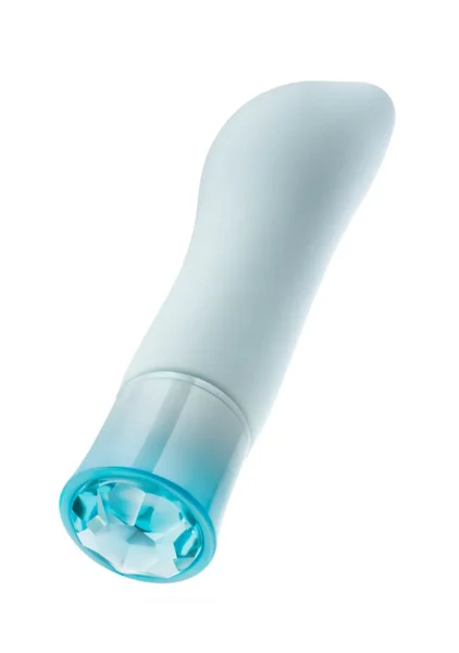 Oh My Gem Ardor Rechargeable Waterproof Silicone Warming Vibrator By Blush - Aquamarine