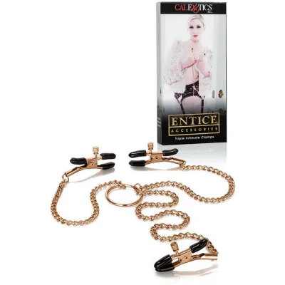 California Exotic Entice Nipple Clitoris Clamps