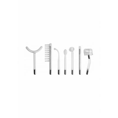 7 Piece Twilight Wand Accessory Kit Clear Estim Orgasm