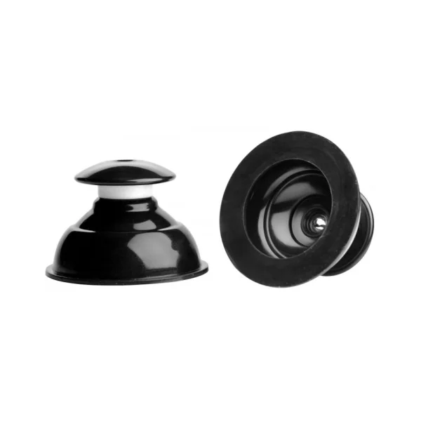 Plungers Extreme Suction Silicone Nipple Suckers - Black