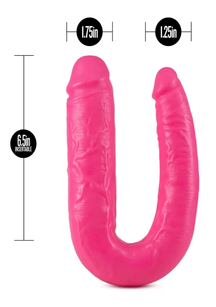 Big as Fuk - 18 Inch Double Headed Cock - Pink