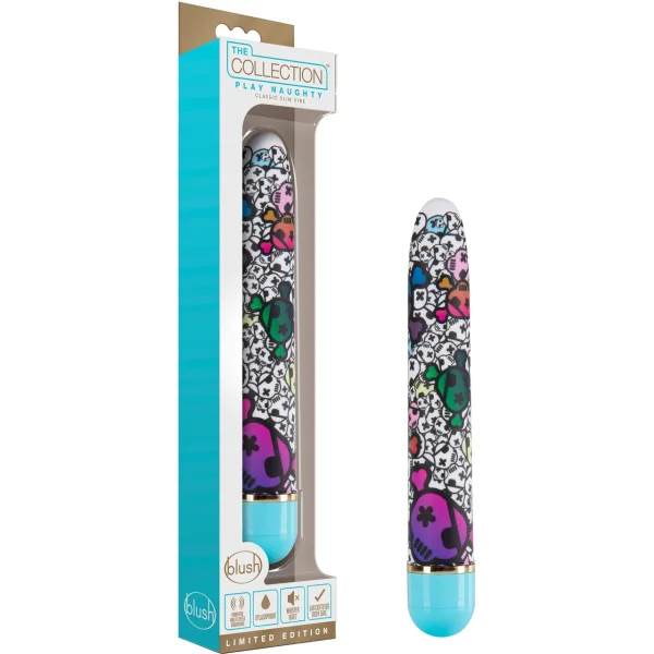 The Collection Play Naughty 10-Function Classic Vibrator By Blush - Blue